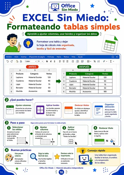 Excel — Tablas