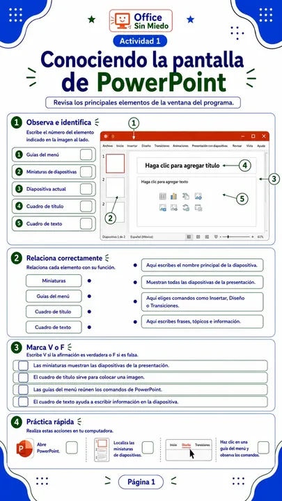 PowerPoint — Pantalla